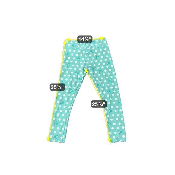 Lularoe Disney Leggings Polka Dot Minnie Mouse Print Tall Curvy - Picture 7 of 10